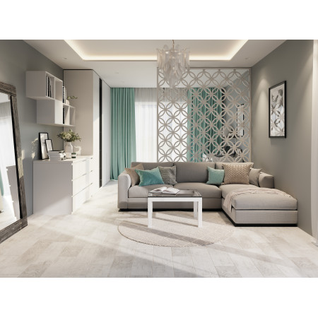 Керамогранит А15934 Starwood белый рельеф 18,5x59,8