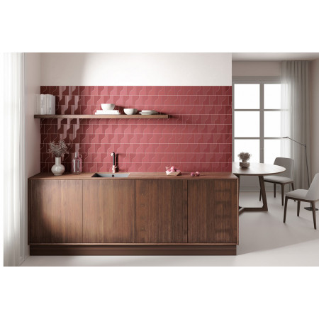 Плитка 28846 Curve Pink Gloss 8,3x12