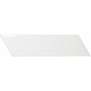Плитка 23358 Chevron White Right 5,2x18,6