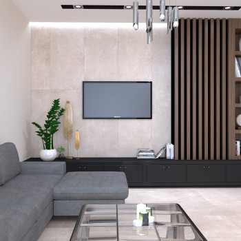 Керамогранит Tiffany графитовый 60х120