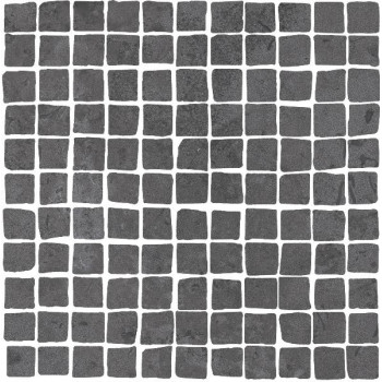 Мозаика MBS001 Про Лаймстоун Спакко мозаичный серый тёмный матовый 20х20