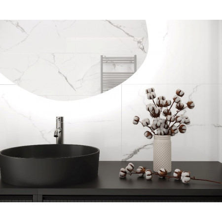 Керамогранит Pristine White белый полированный 60x60