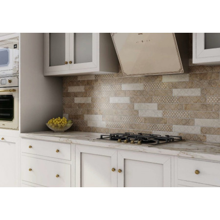 Плитка 1324S Брюссель бежевый темный матовый 9,8х9,8