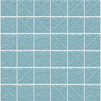 Плитка 21030 Ла-Виллет бирюзовый темный 30.1*30.1