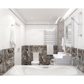 Плитка Brouni коричневый 25х75