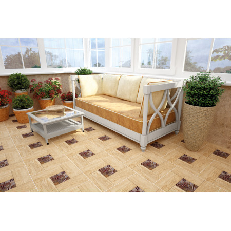 Керамогранит C-BL4R012D Bellariva бежевый 42х42