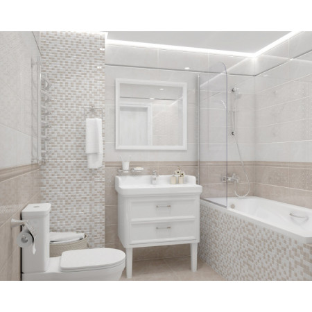 Плитка Декор Elektra Roma бежевый светлый 20х60