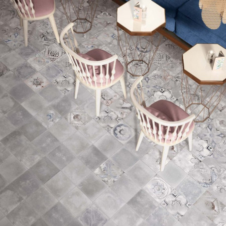 Керамогранит 0003371 PLAY LABYRINTH PEARL 20x20