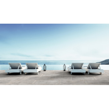 Керамогранит Skirting Perla Grey / Плинтус Перла Серый MR 120х6