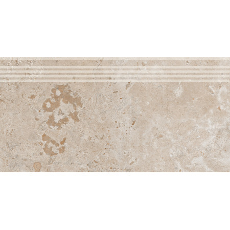 Ступени DD205400R/GR Ступень Про Лаймстоун бежевый темный натуральный обрезной R10 60х30