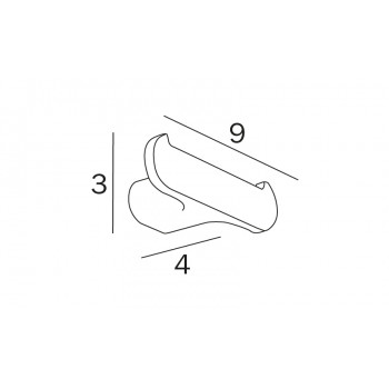 Крючок для ванной INDA MITO A2020BNE
