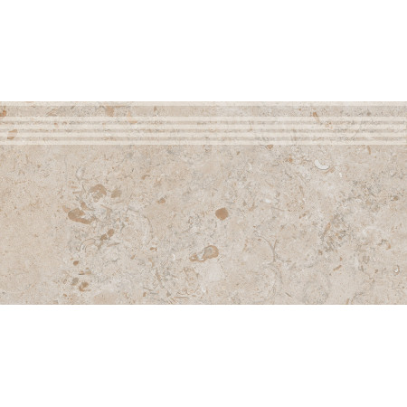 Ступени DD205400R/GR Ступень Про Лаймстоун бежевый темный натуральный обрезной R10 60х30