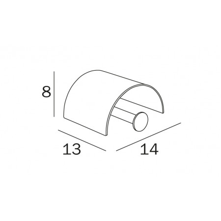 Держатель туалетной бумаги INDA ONE A24260NE