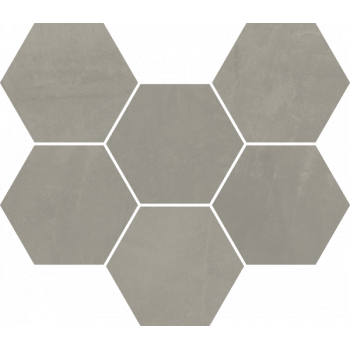 Мозаика 620110000189 Continuum Iron Mosaico Hexagon 25x29