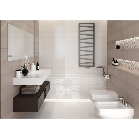 Плитка TV2G051 Tiffany вставка волна белый 20x44