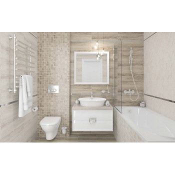 Плитка Forest белый рельеф 30х60