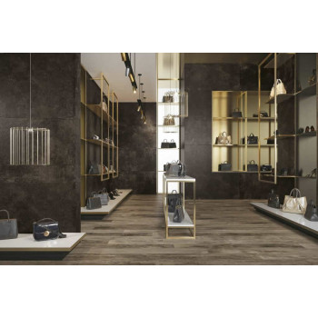 Керамогранит 610090001935 Iconic White Listello/Айконик Вайт 7.2x80