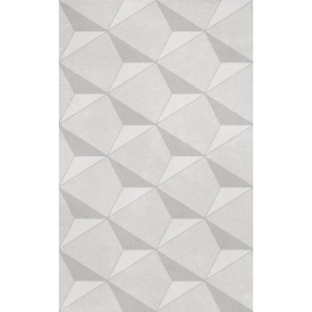 Плитка HGD/A583/6437 Декор Корредо серый светлый матовый 25x40