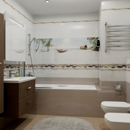 Плитка Панно Айленд ПН11АД3/PWU11ALD3 60x40