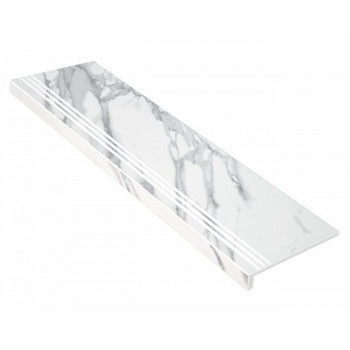 Ступени Stage Lux Granite Stone Calacatta Pearl / Ступень Люкс Гранит Стоун Калакатта жемчуг LLR 1200x320