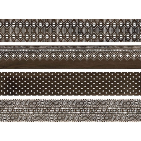 Керамогранит DL510400R Про Вуд коричневый декорированный обрезной 20x119.5