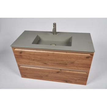 Тумба с раковиной INDA Piccadilly 80RC Cemento