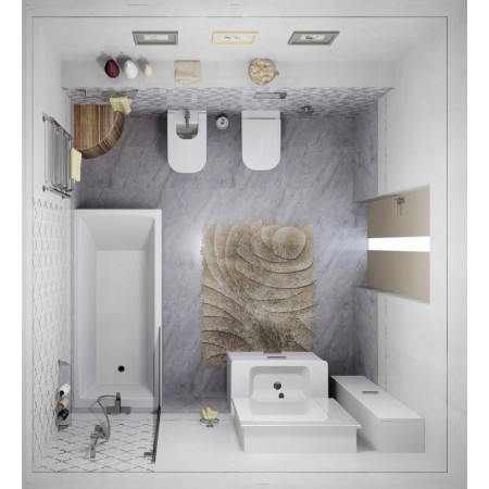 Плитка Мармара темно-серый 17-01-06-616 20х60