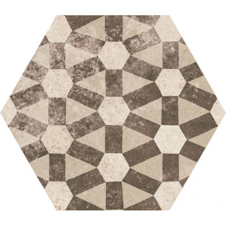 Керамогранит 22098 Hexatile Cement Garden Sand 17,5x20 (17 видов паттерна)