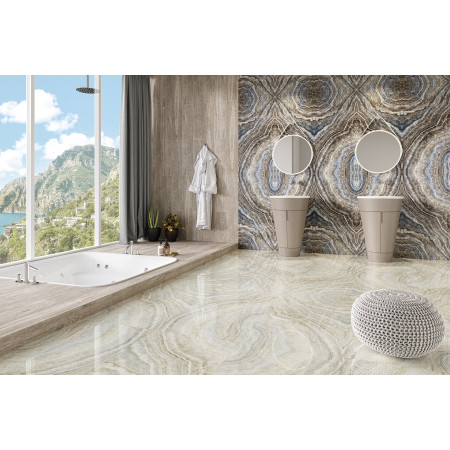 Керамогранит Zenit Blue Bookmatch B Full Lappato 60x120