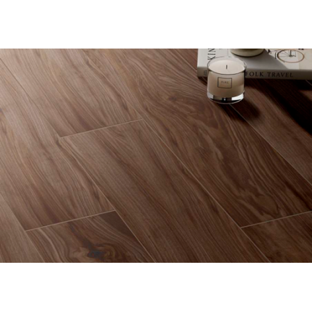 Керамогранит LucidWood Венге Матовый R10А Рельеф 20x120