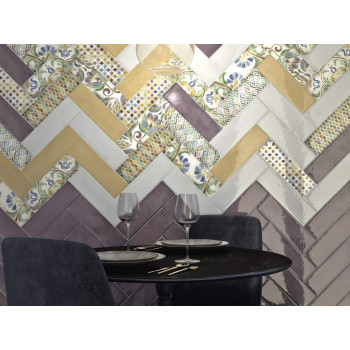 Плитка 9021 Монпарнас жёлтый 8.5*28.5