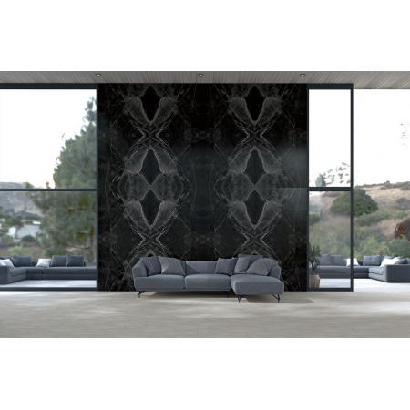 Керамогранит Black Calacatta Kristal Parlak Nano Rectified 120x240
