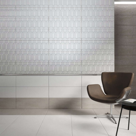 Плитка OP/A206/12136R Бордюр Безана серый светлый обрезной 25*5.5