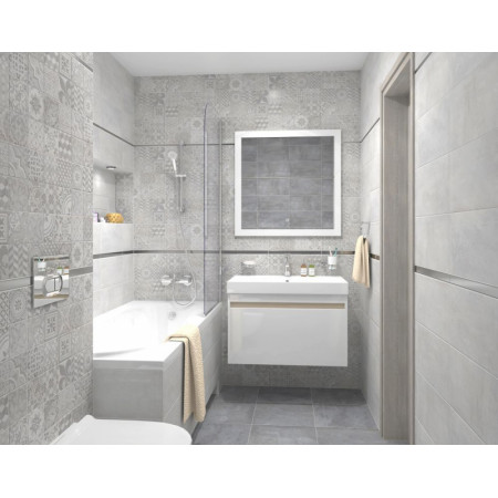 Керамогранит Bastion тёмно-серый 40х40