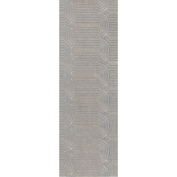 Плитка OP/B201/12137R Декор Безана серый обрезной 25*75