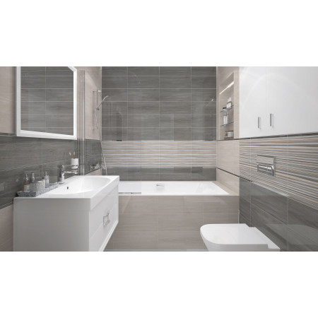 Плитка Oliver коричневый 20х50