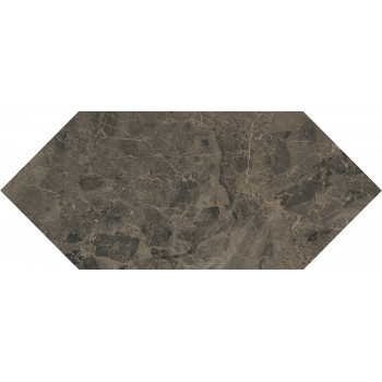 Плитка 35014 Бикуш коричневый глянцевый 14х34