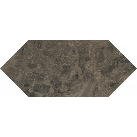 Плитка 35014 Бикуш коричневый глянцевый 14х34