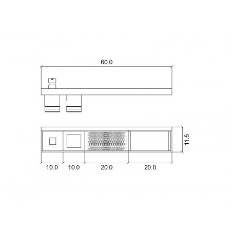 Набор аксессуаров INDA INDISSIMA BARRA 600DNE09N