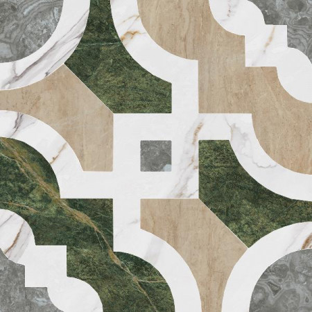 Керамогранит ID136 Риальто Нобиле 1 наборный лаппатированный 30x30