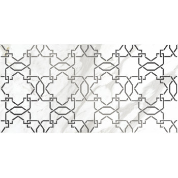Плитка A16015 вставка Royal stone узор белый 29,8x59,8