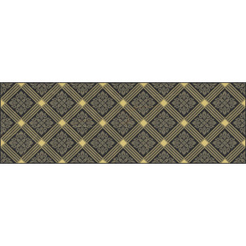 Плитка Royal Декор чёрный 20х60