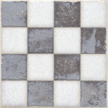 Керамогранит STG/A404/1266H Вставка Амальфи орнамент коричневый 9,8х9,8