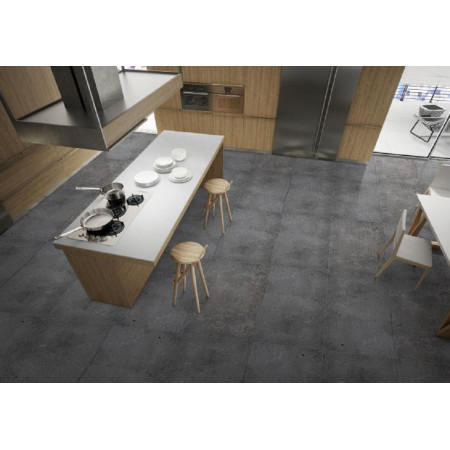 Керамогранит CR212 Fort Charcoal Expo carving 600х1200х9