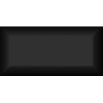 Плитка 16033 Граньяно черный грань 7.4*15