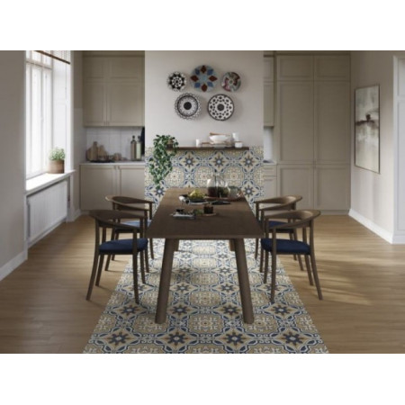 Керамогранит SE4R053 Sevilla пэчворк белый 42x42