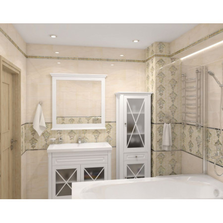 Плитка Frame Creta Декор белый 08-03-00-1371 20х40