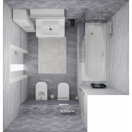 Мозаика Pegas темно-серый+серый 30х30