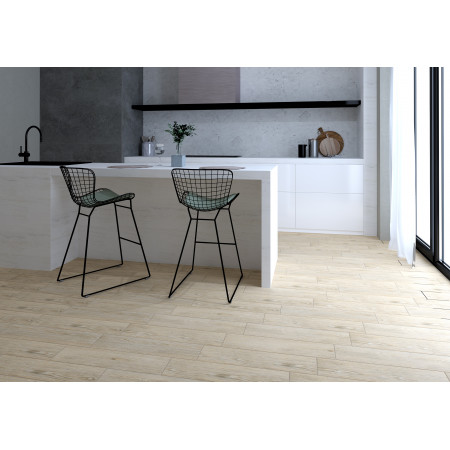 Керамогранит Oak тёмно-коричневый 15х60