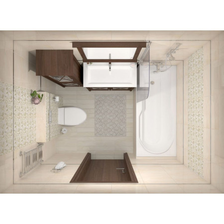 Керамогранит Frame белый 40х40